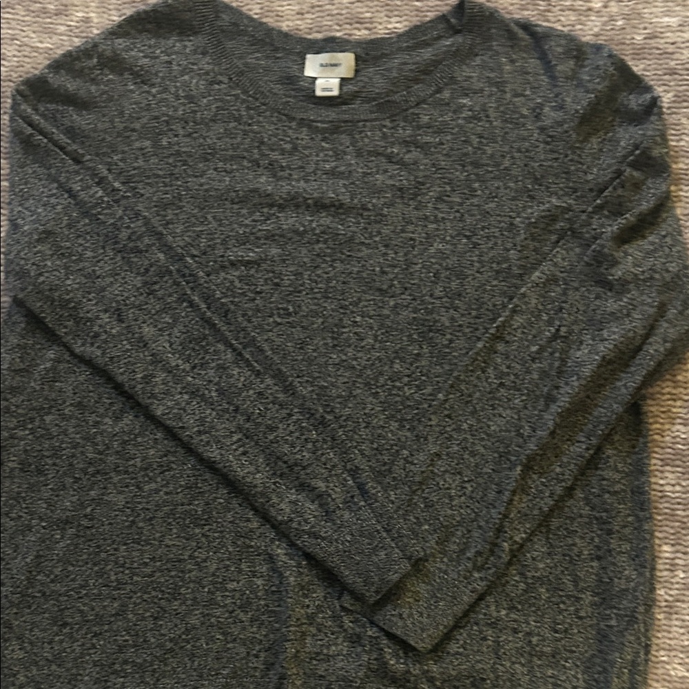 Old Navy Dark Gray Crew Neck Sweater